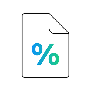 Margin Rates Icon